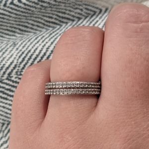 Sterling silver CZ size 6.